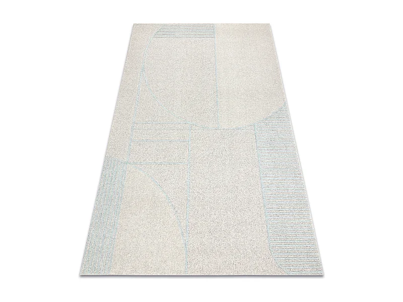 Moquette en laine FLUX 461.14.AE120 OSTA - Géométrique, structurelle 160x230 cm