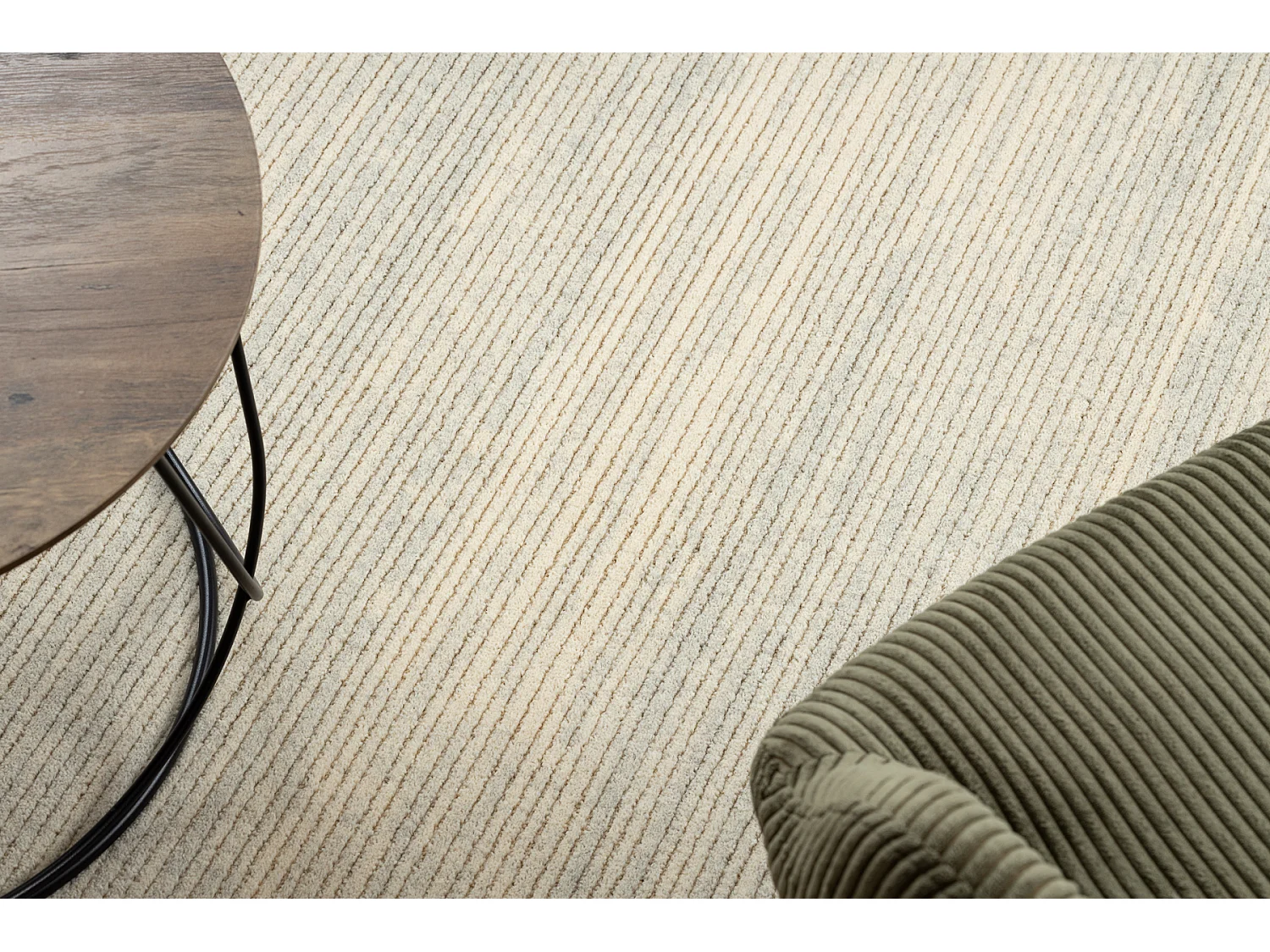 Moquette en laine FLUX 461.93.AE120 OSTA - Lignes, structurelle, loft  135x200 cm