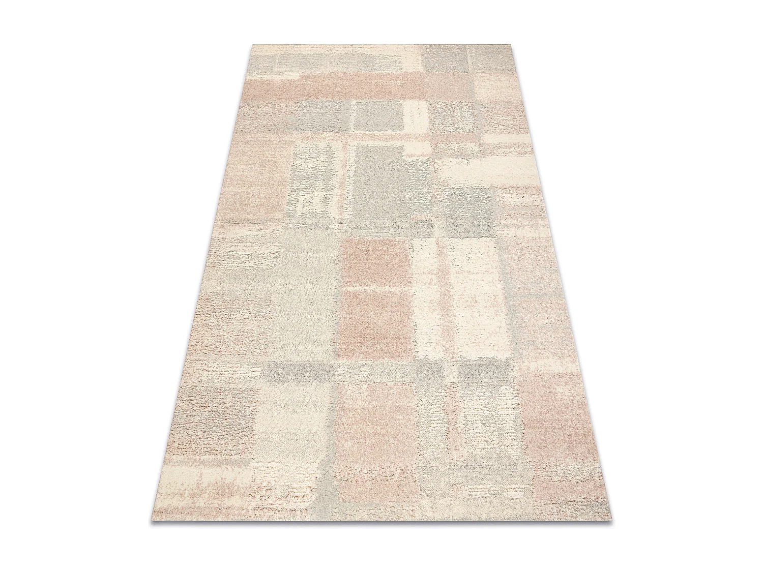 Moquette en laine FLUX 461.43.AE200 OSTA - Géométrique, structurelle 60x120 cm