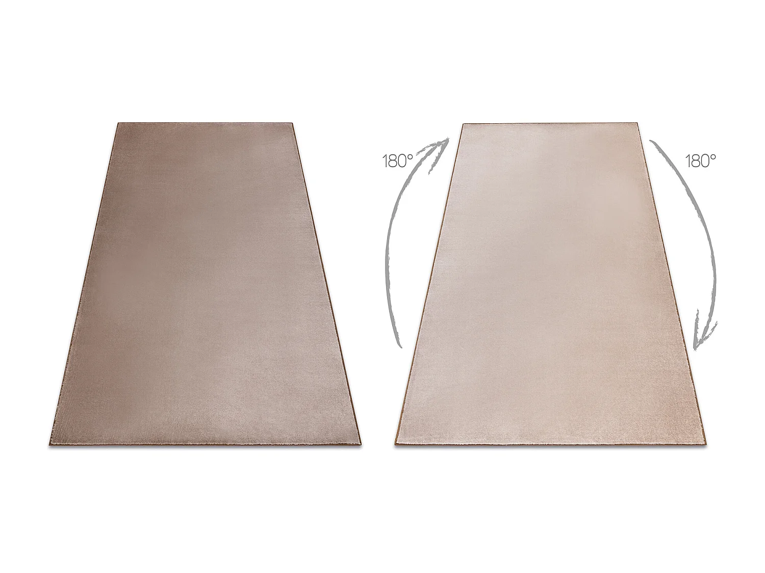 Dywan - Wykładzina SEDUCTION taupe 49 miękka, wytrzymała, do sypial 200x350 cm