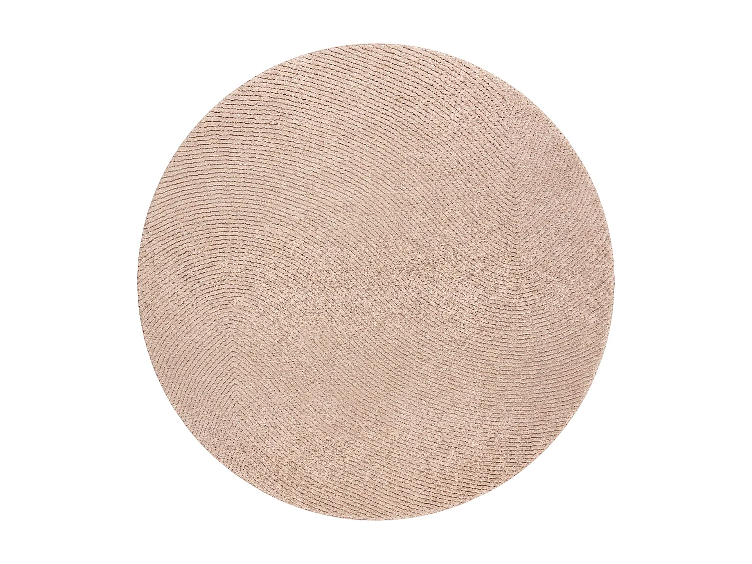 Moquette en laine FLUX cercle 461.68.AE200 OSTA - Géométrique, struc cercle 240 cm