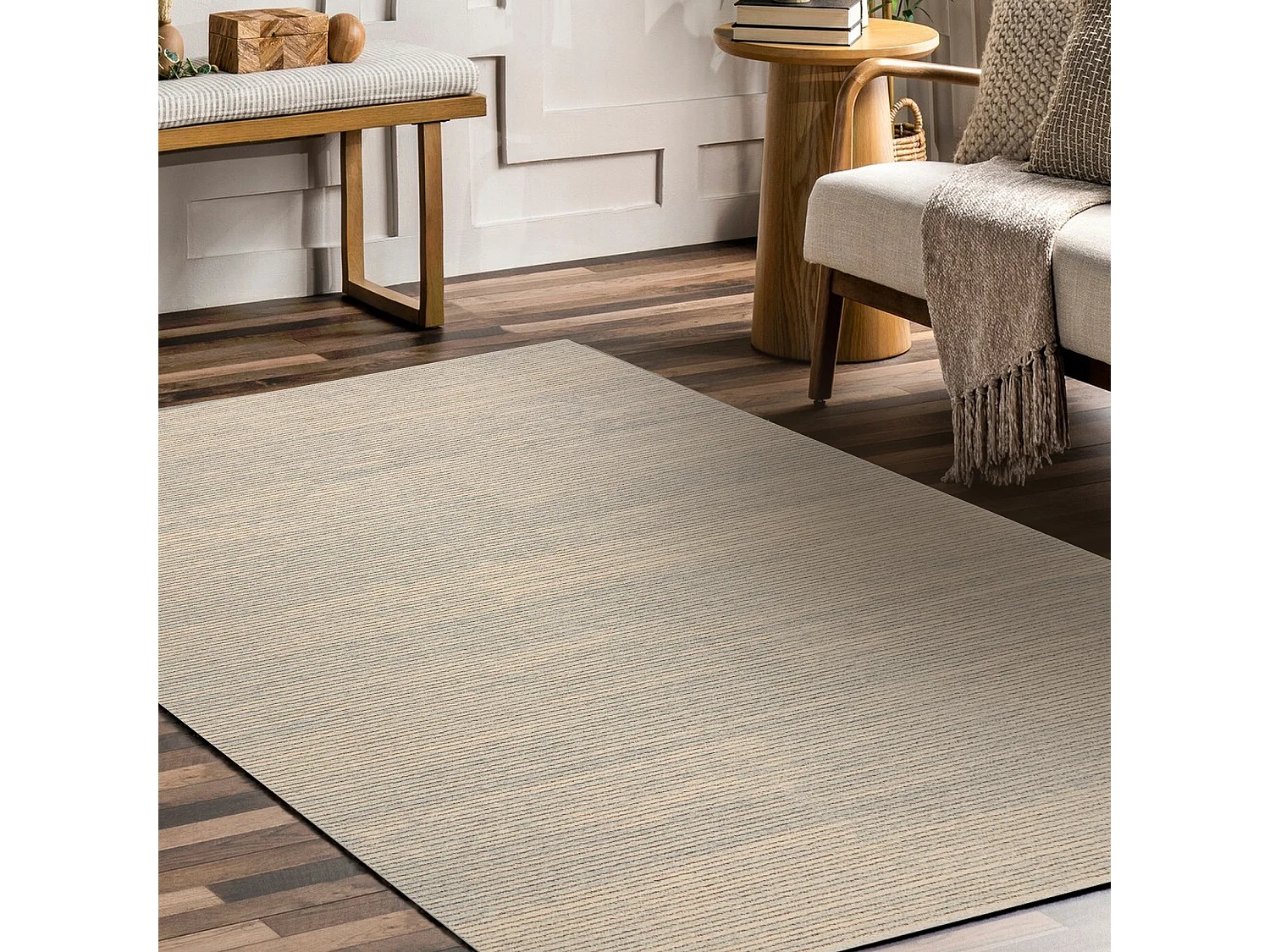 Moquette en laine FLUX 461.93.AE120 OSTA - Lignes, structurelle, loft  80x140 cm