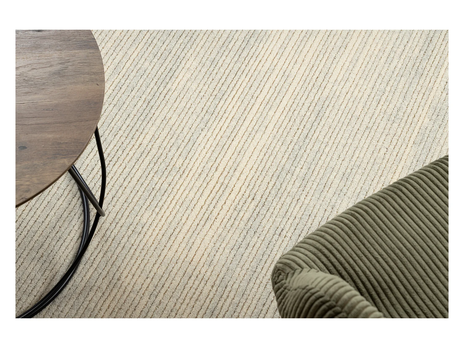 Moquette en laine FLUX 461.93.AE120 OSTA - Lignes, structurelle, loft  60x120 cm