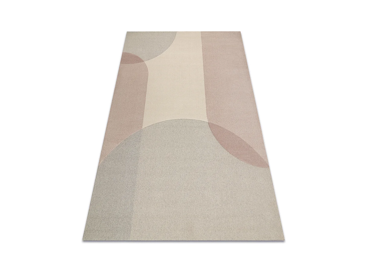 Moquette en laine FLUX 461.7.AE200 OSTA - Géométrique, structurelle, 240x340 cm