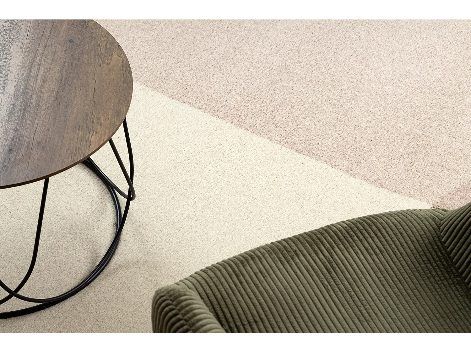 Moquette en laine FLUX 461.7.AE200 OSTA - Géométrique, structurelle, 240x340 cm