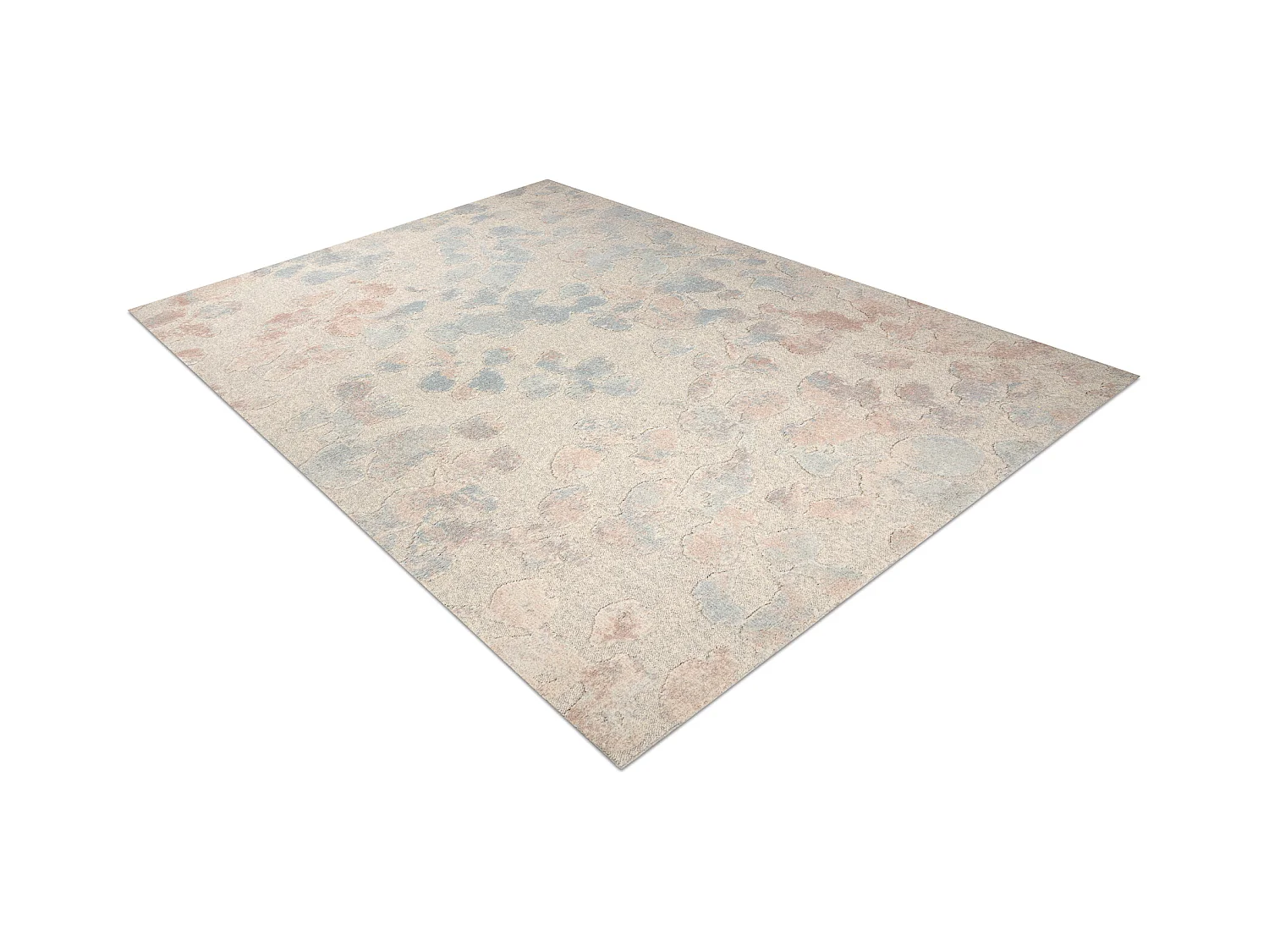 Moquette en laine FLUX 461.60.AE990 OSTA - Abstraction, structurelle,  200x300 cm