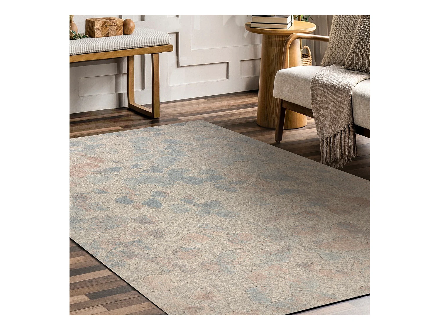 Moquette en laine FLUX 461.60.AE990 OSTA - Abstraction, structurelle,  200x300 cm