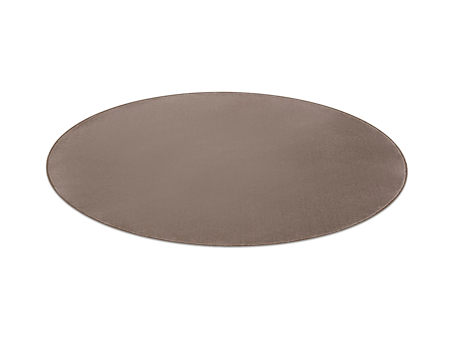 TAPIS cercle SEDUCTION taupe 49 doux, durable, chambre, hôtel cercle 170 cm