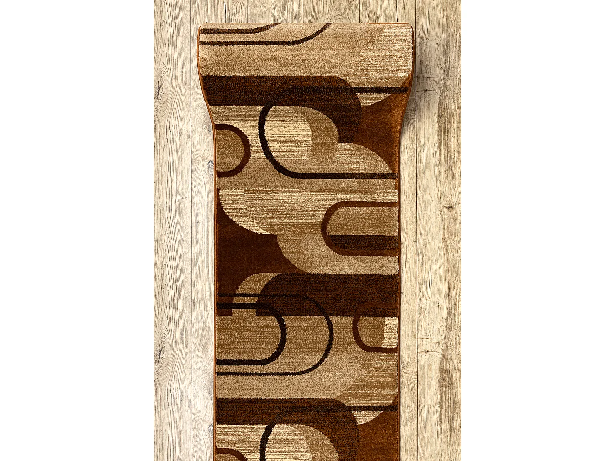 PASSADEIRA ROYAL HE405 GEOMÉTRICO castanho / creme 100x780 cm