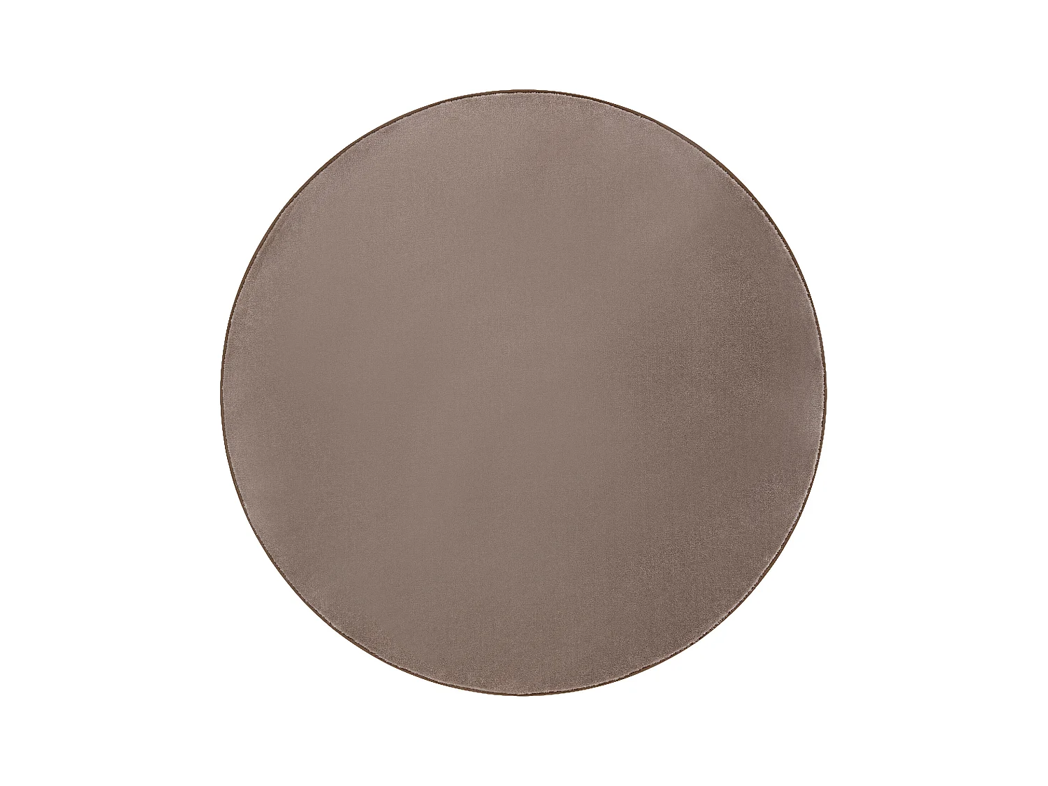 TAPIS cercle SEDUCTION taupe 49 doux, durable, chambre, hôtel cercle 100 cm