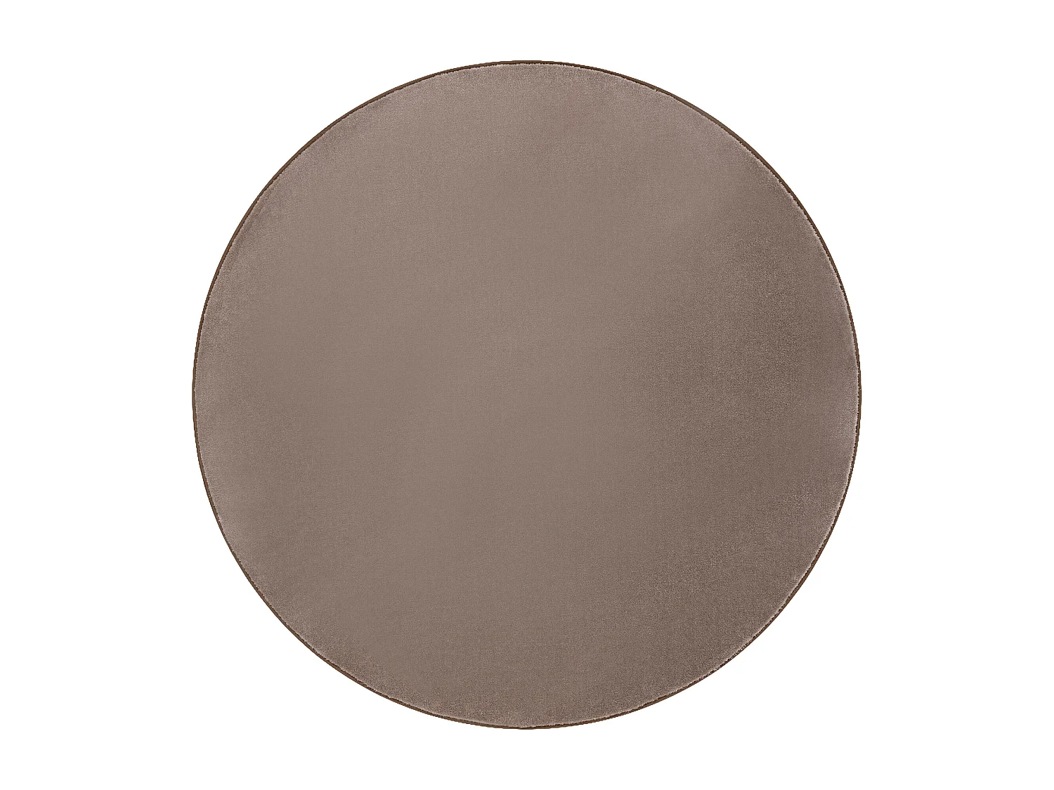 TAPIS cercle SEDUCTION taupe 49 doux, durable, chambre, hôtel cercle 100 cm