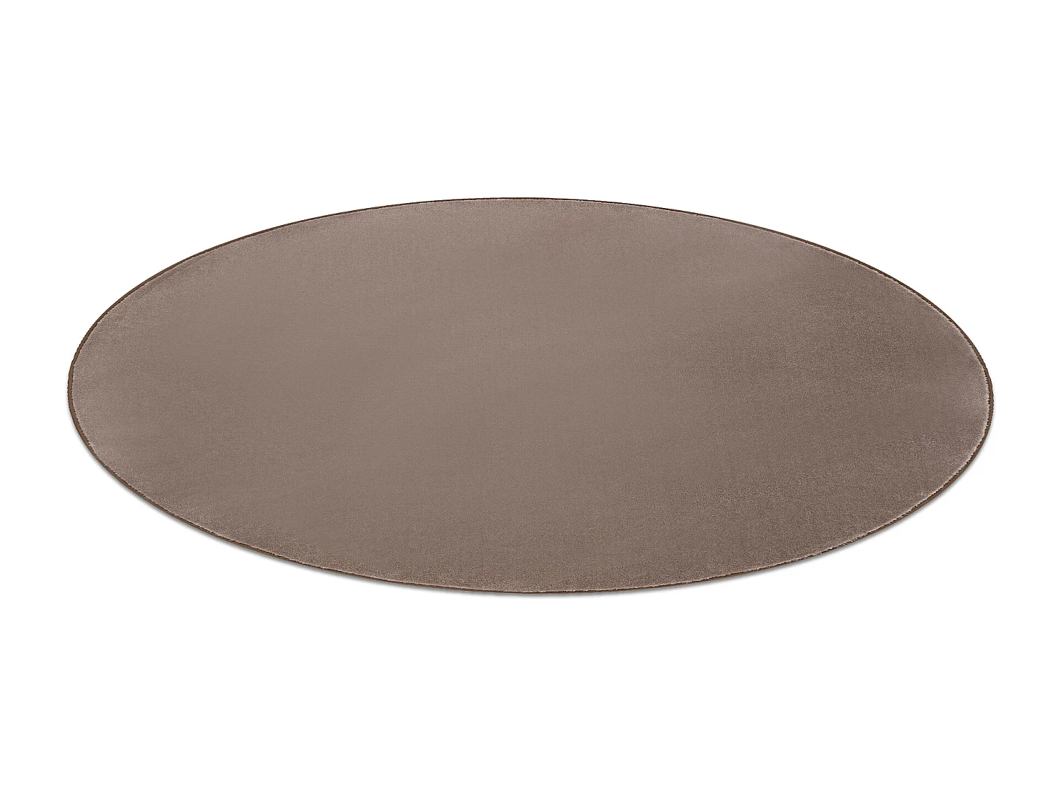 TAPIS cercle SEDUCTION taupe 49 doux, durable, chambre, hôtel cercle 100 cm