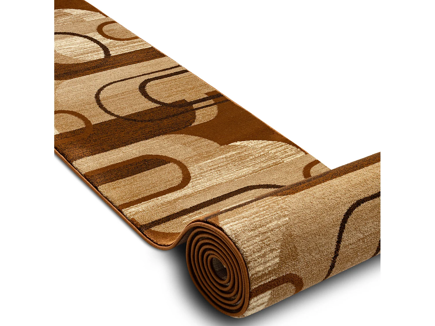 PASSADEIRA ROYAL HE405 GEOMÉTRICO castanho / creme 100x320 cm