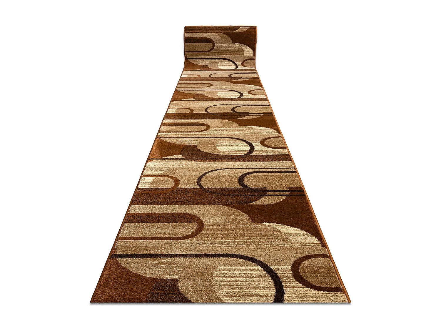 PASSADEIRA ROYAL HE405 GEOMÉTRICO castanho / creme 100x620 cm