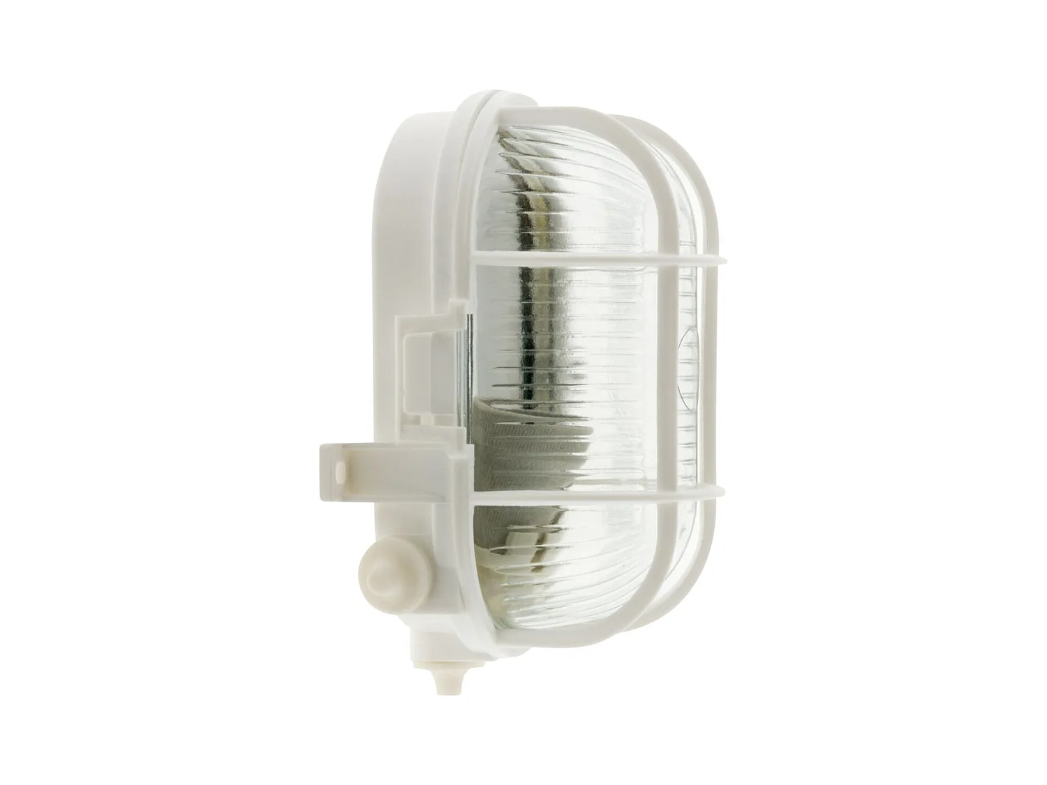 Lot de 2 hublots ovales 60W IP44 E27 Classe II - Blanc - Zenitech