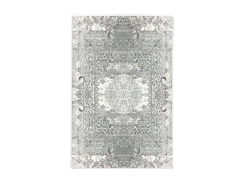 Tapis oriental gris patiné – vintage, 160x230 cm ISTANBUL