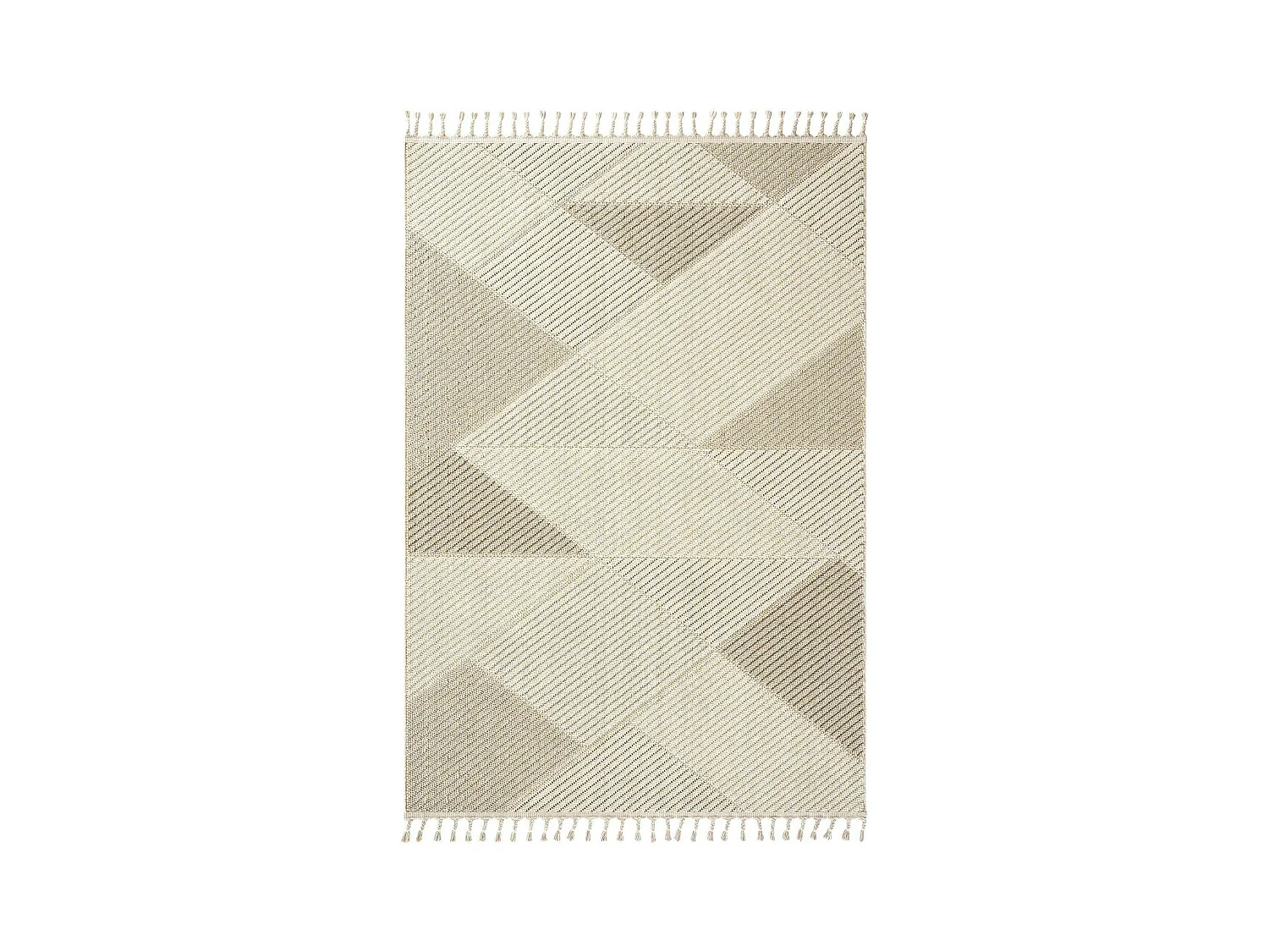 Tapis de salon beige – motif chevrons, 120x180 cm ISTANBUL