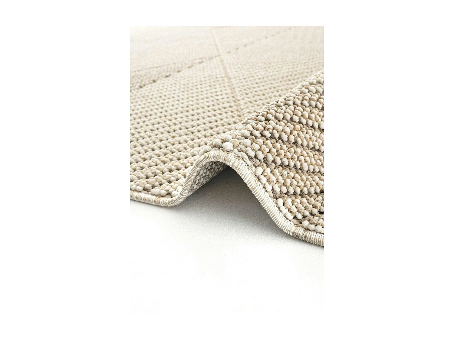 Tapis de salon beige – motif chevrons, 120x180 cm ISTANBUL