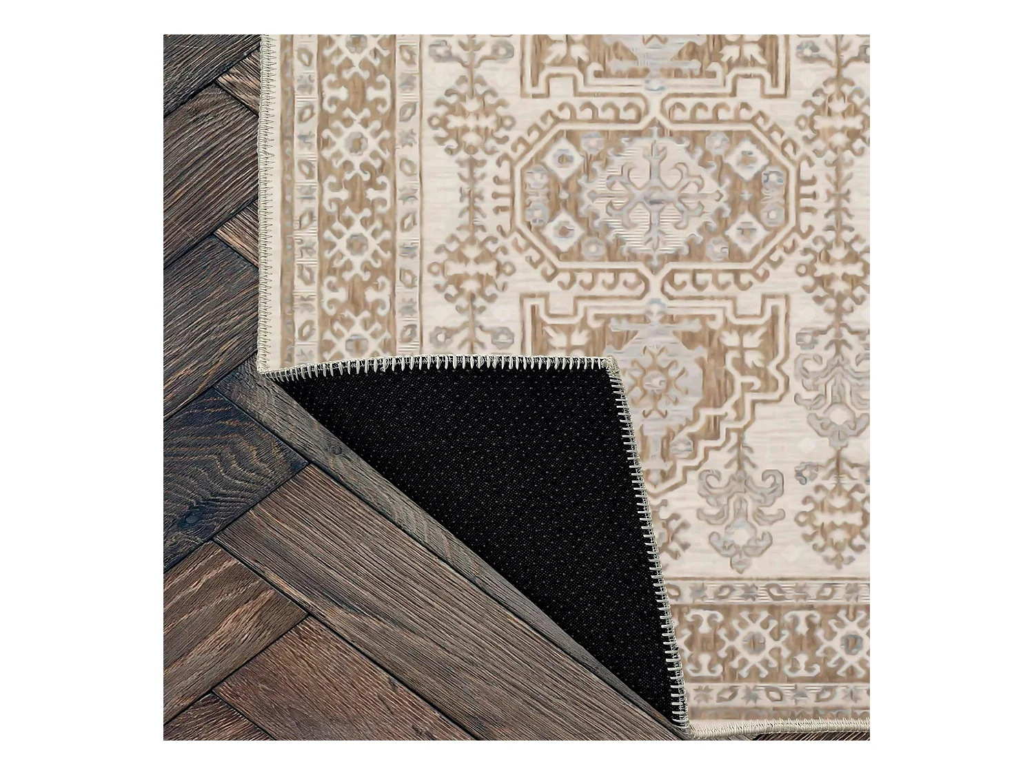 Tapis oriental marron – motifs persans, 160x230 cm ISTANBUL