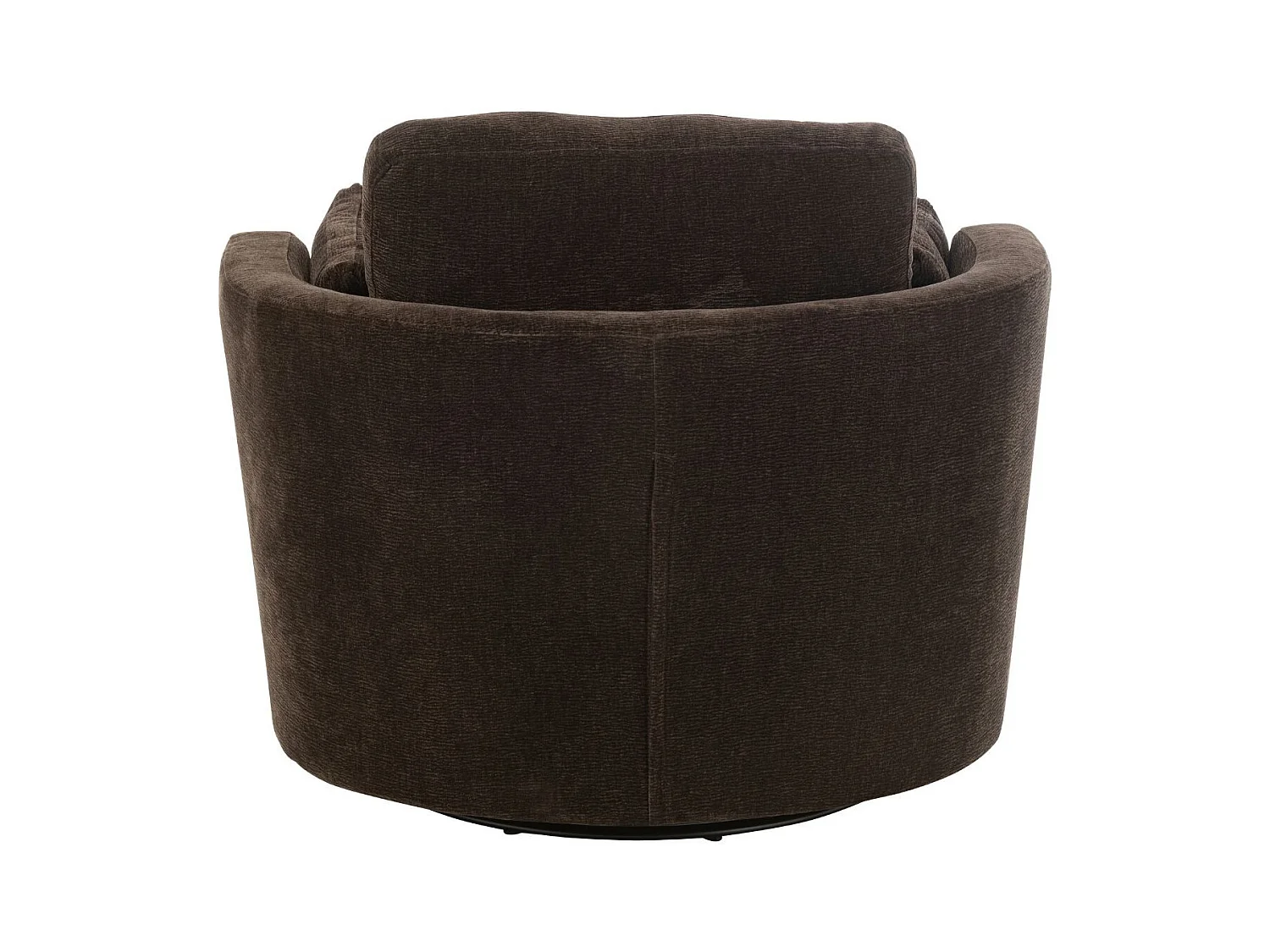 Fauteuil Pivotant "Swiv" 109cm Marron Foncé