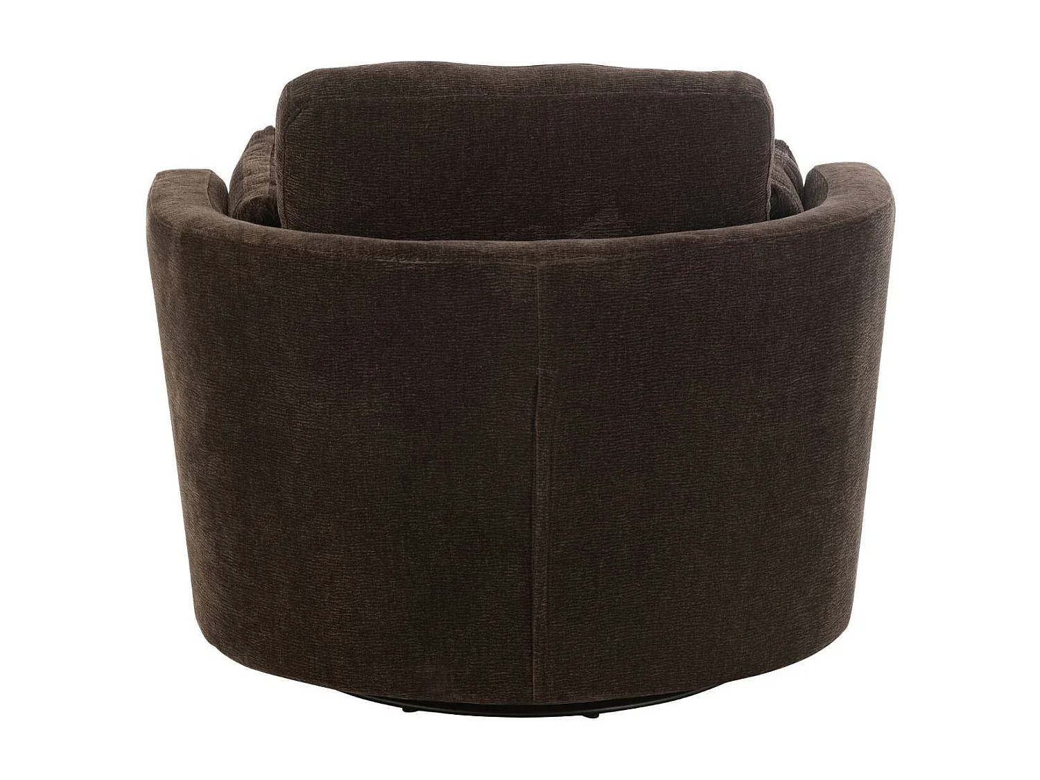 Fauteuil Pivotant "Swiv" 109cm Marron Foncé