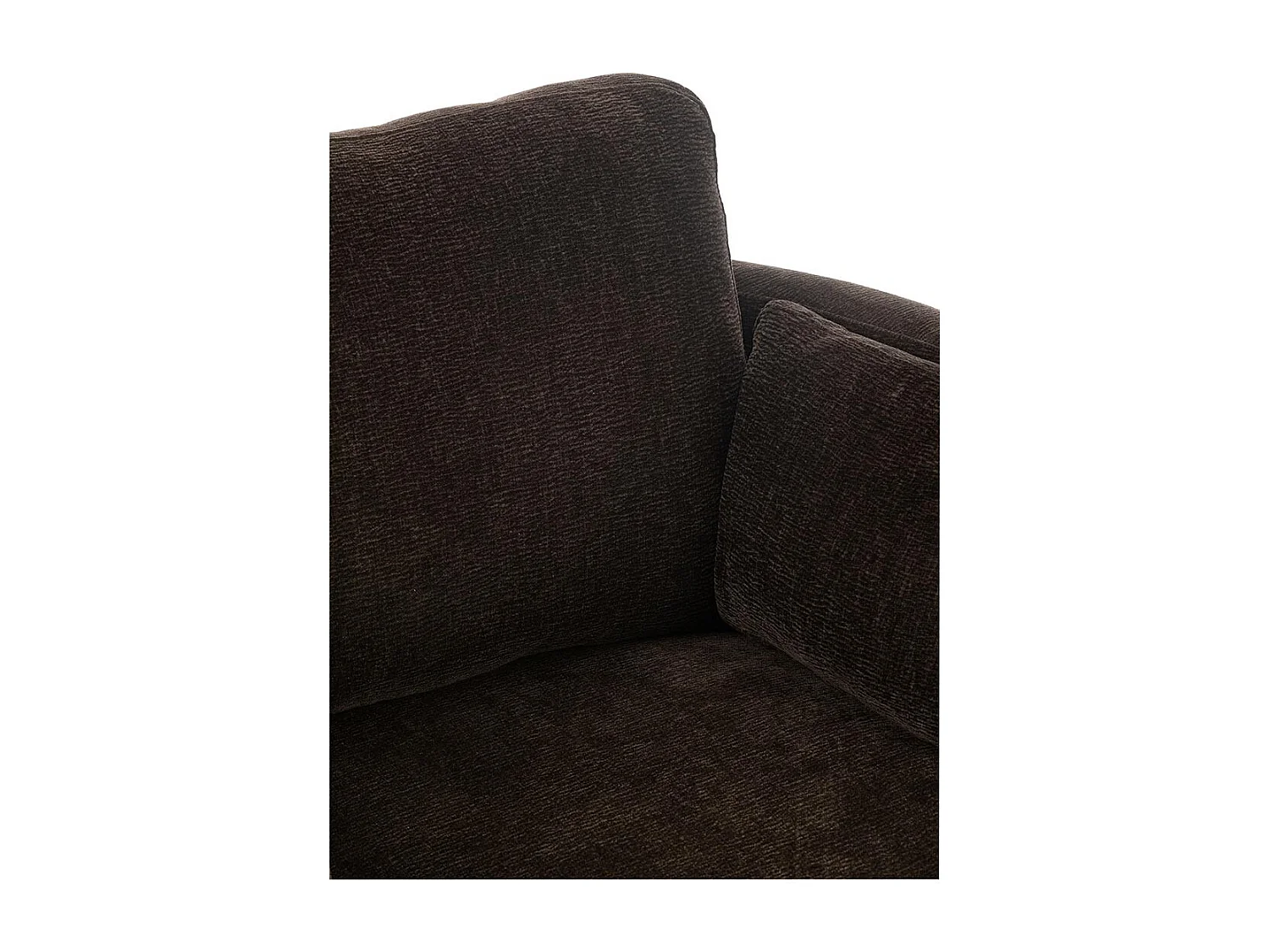 Fauteuil Pivotant "Swiv" 109cm Marron Foncé