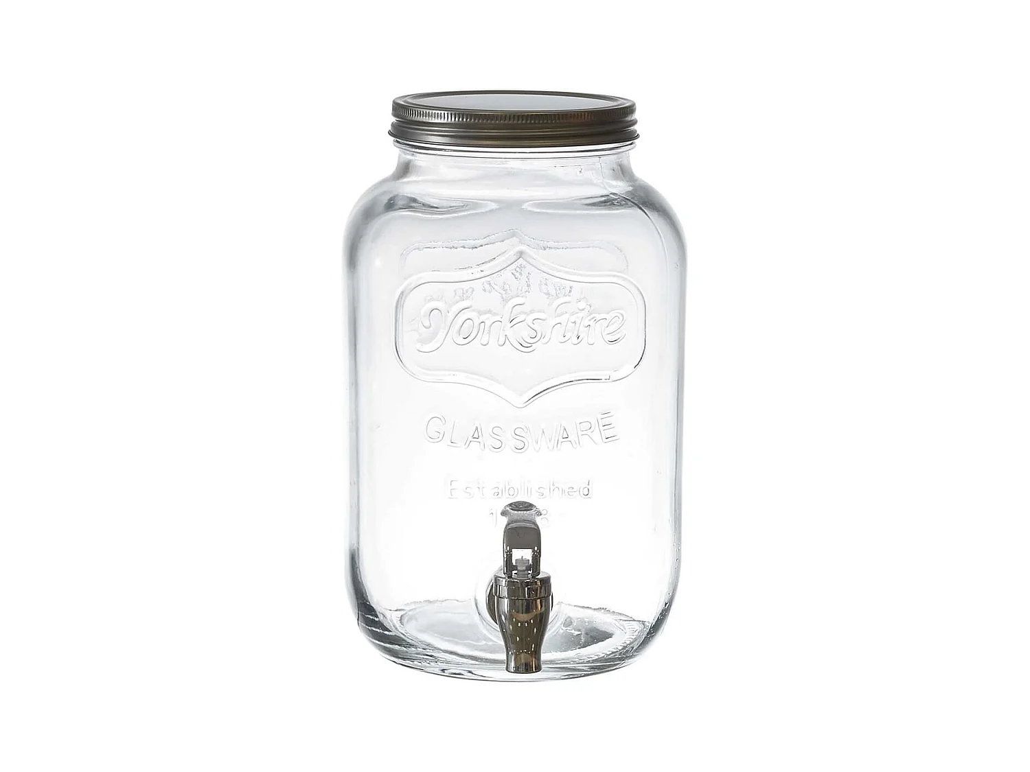 Distributeur à Boisson en Verre 4L avec Robinet - MADAS