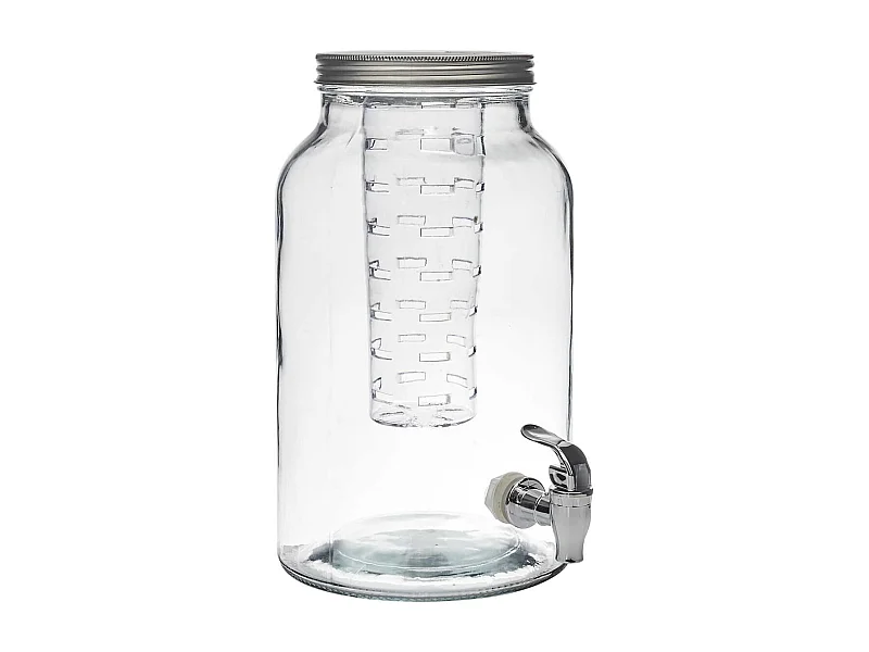 Distributeur à Boisson en Verre 5,5L avec Infuseur et Robinet - SHIN