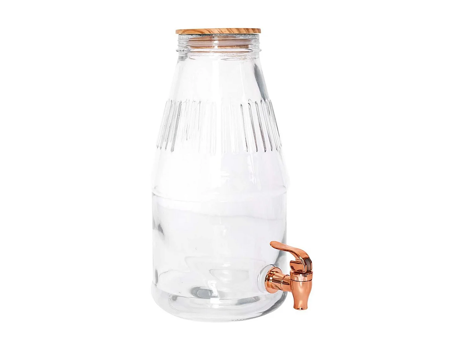 Distributeur Boisson avec Robinet 3,8 L - Fontaine à Eau et Cocktail - Bol à Punch - Fontaine pour Limonades - MIGOV