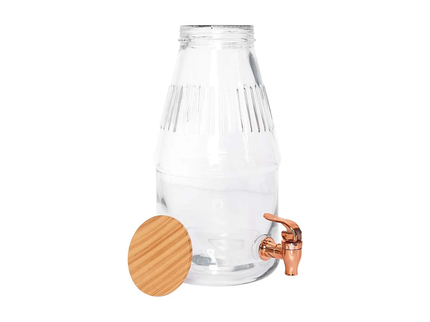 Distributeur Boisson avec Robinet 3,8 L - Fontaine à Eau et Cocktail - Bol à Punch - Fontaine pour Limonades - MIGOV