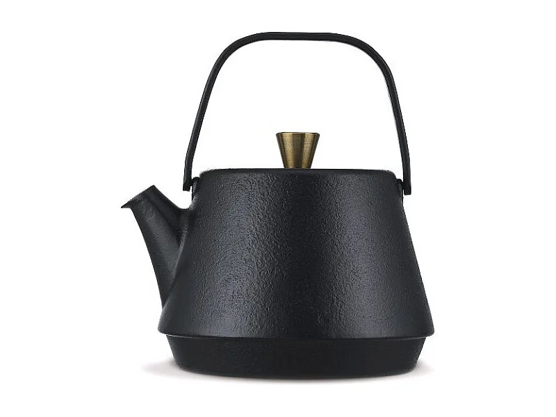 Théière en Fonte Saga 1.2L Induction Beka - Design Japonais Noir avec Tamis à Thé Inclus