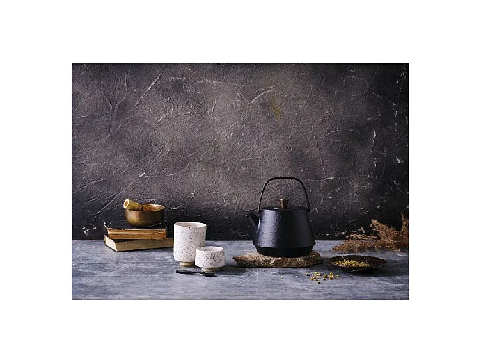 Théière en Fonte Saga 1.2L Induction Beka - Design Japonais Noir avec Tamis à Thé Inclus