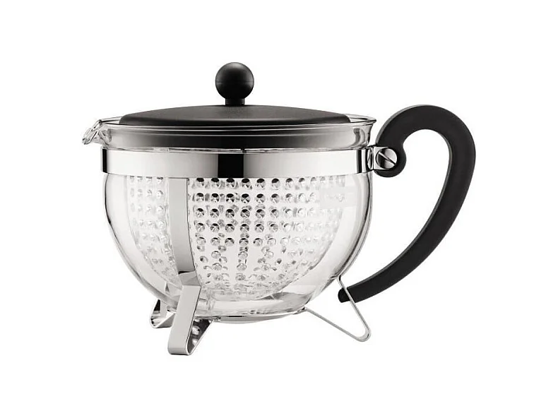 BODUM CHAMBORD Théiere filtre en acrylique 1.3 l Noir