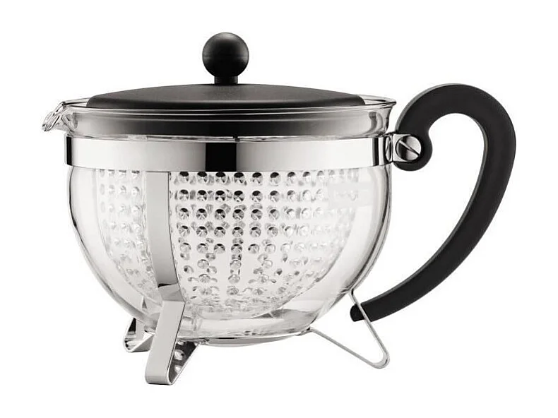 BODUM CHAMBORD Théiere filtre en acrylique 1.3 l Noir
