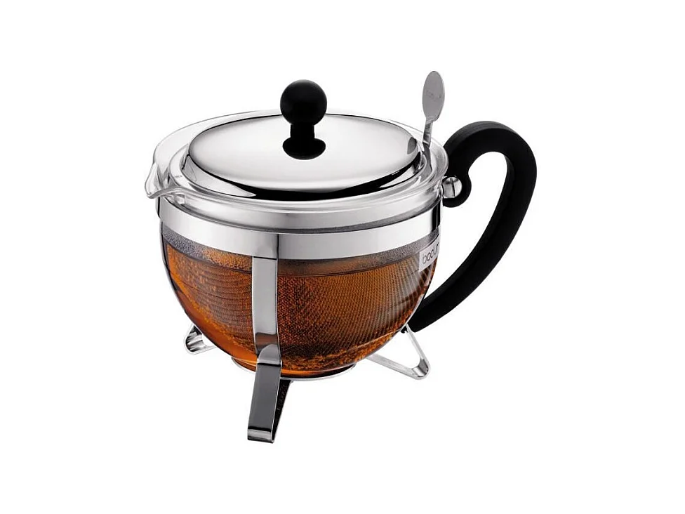 BODUM CHAMBORD Théiere avec tamis 1L gris