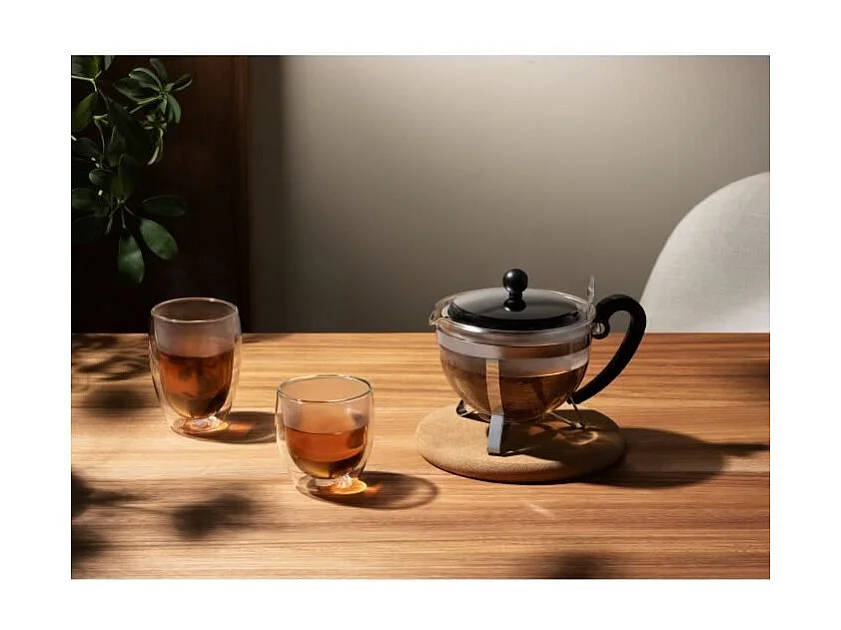 BODUM CHAMBORD Théiere avec tamis 1L gris
