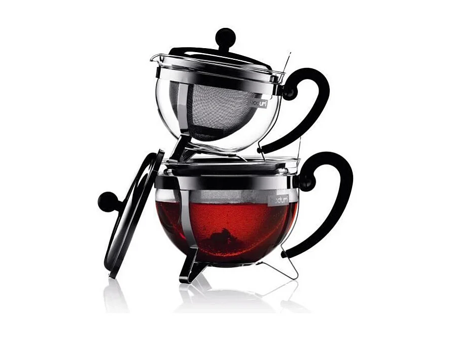 BODUM CHAMBORD Théiere avec tamis 1L gris