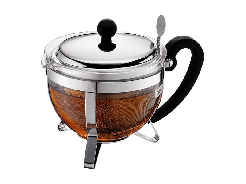 BODUM CHAMBORD Théiere avec tamis 1L gris