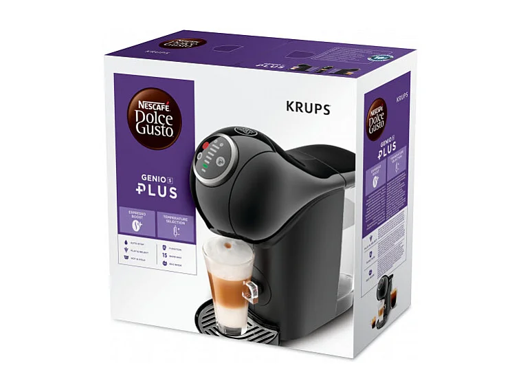 Krups Cafetière à dosette 15bars 1500w noir - YY4445FD