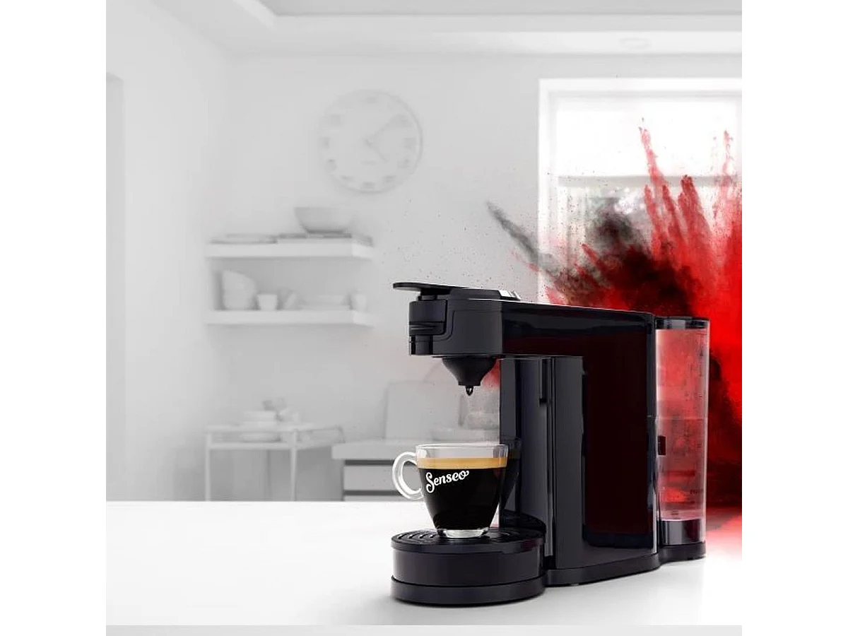 Machine a café dosette - PHILIPS - SENSEO SWITCH HD6592/65 - Noir intense