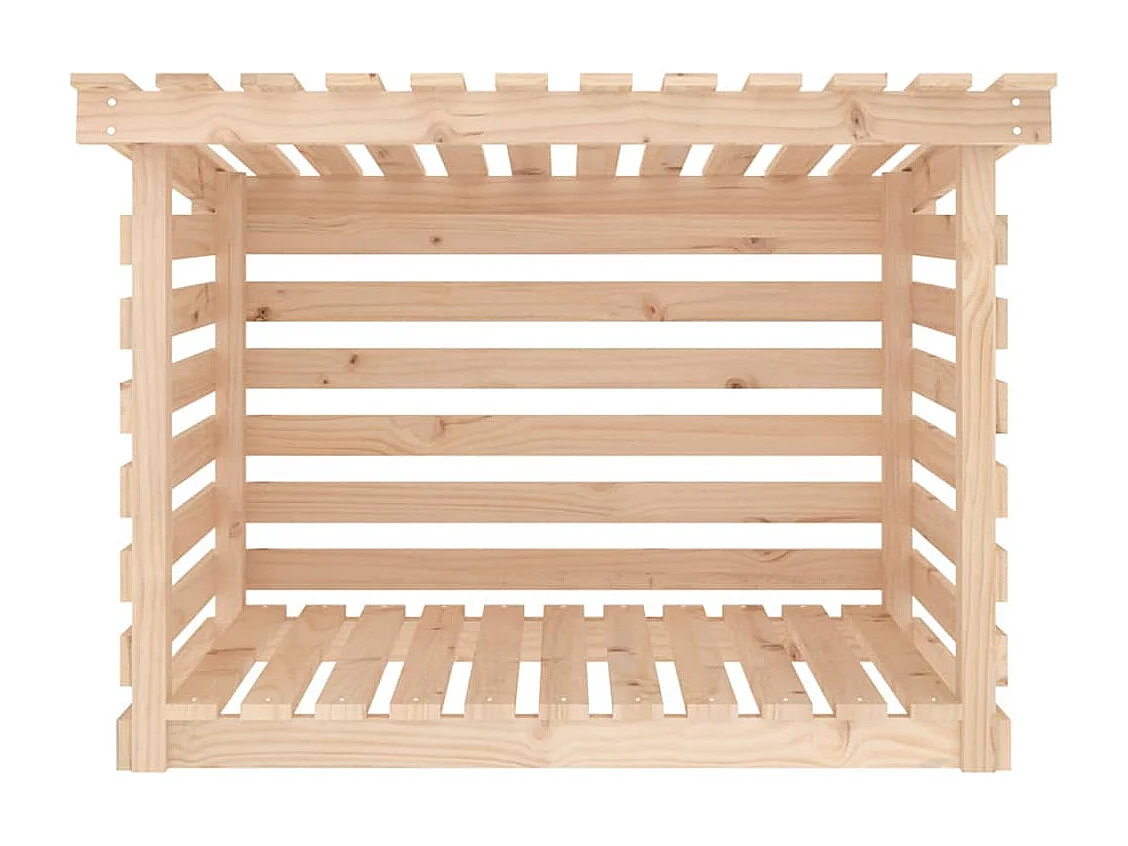 Jaredon  Kaminholzregal 108x73x79 cm Massivholz Kiefer