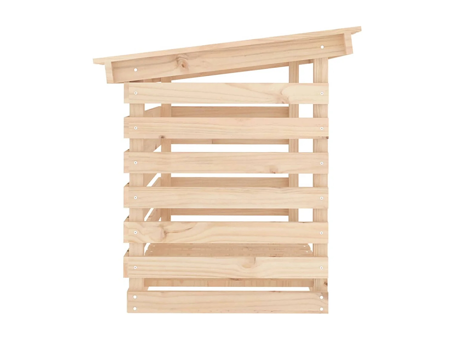 Jaredon  Kaminholzregal 108x73x79 cm Massivholz Kiefer
