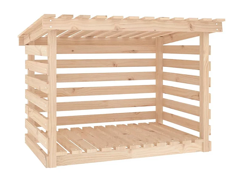 Jaredon  Kaminholzregal 108x73x79 cm Massivholz Kiefer