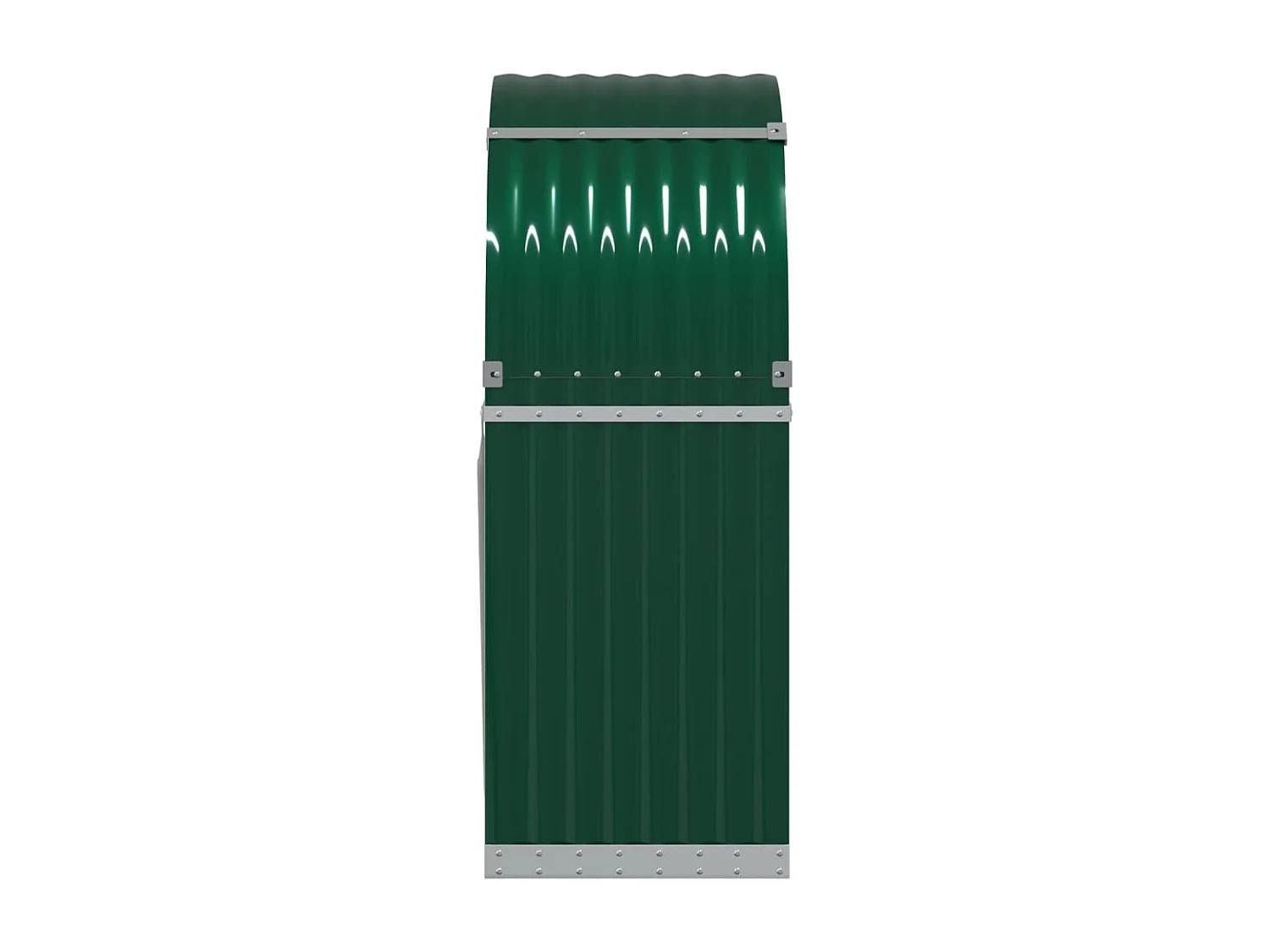 Jilles  Kaminholzunterstand Grün 80x45x120 cm Verzinkter Stahl