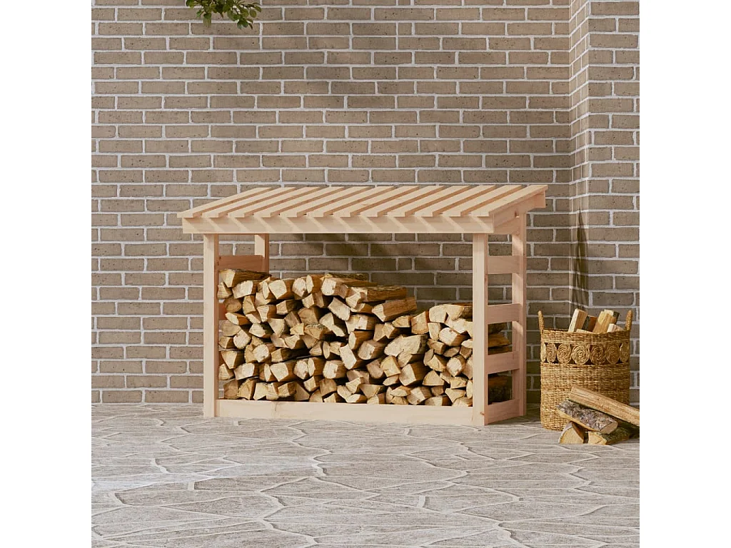 Xarlen  Haardhoutrek 108x64,5x78 cm massief grenenhout