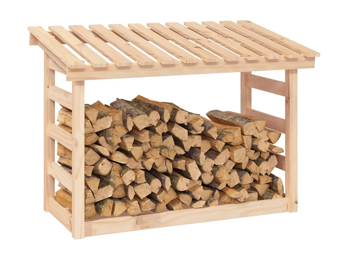 Xarlen  Haardhoutrek 108x64,5x78 cm massief grenenhout