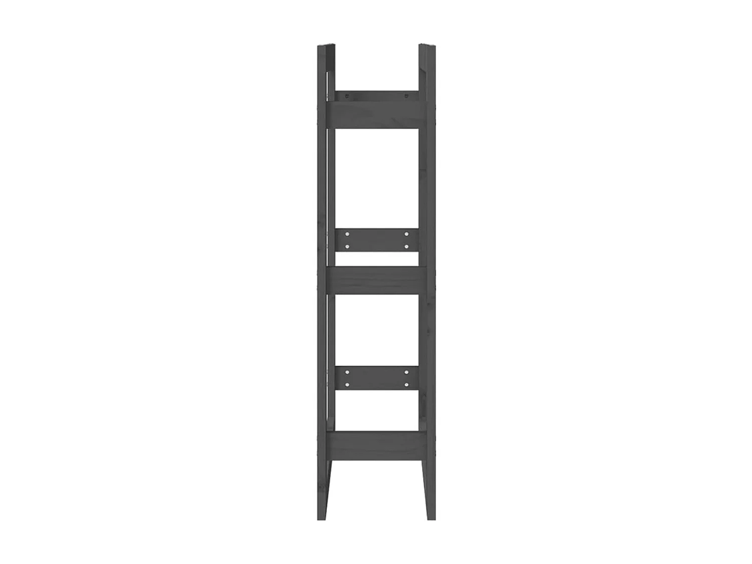 Riemst  Support pour bois de chauffage Gris 60x25x100 cm Bois de pin