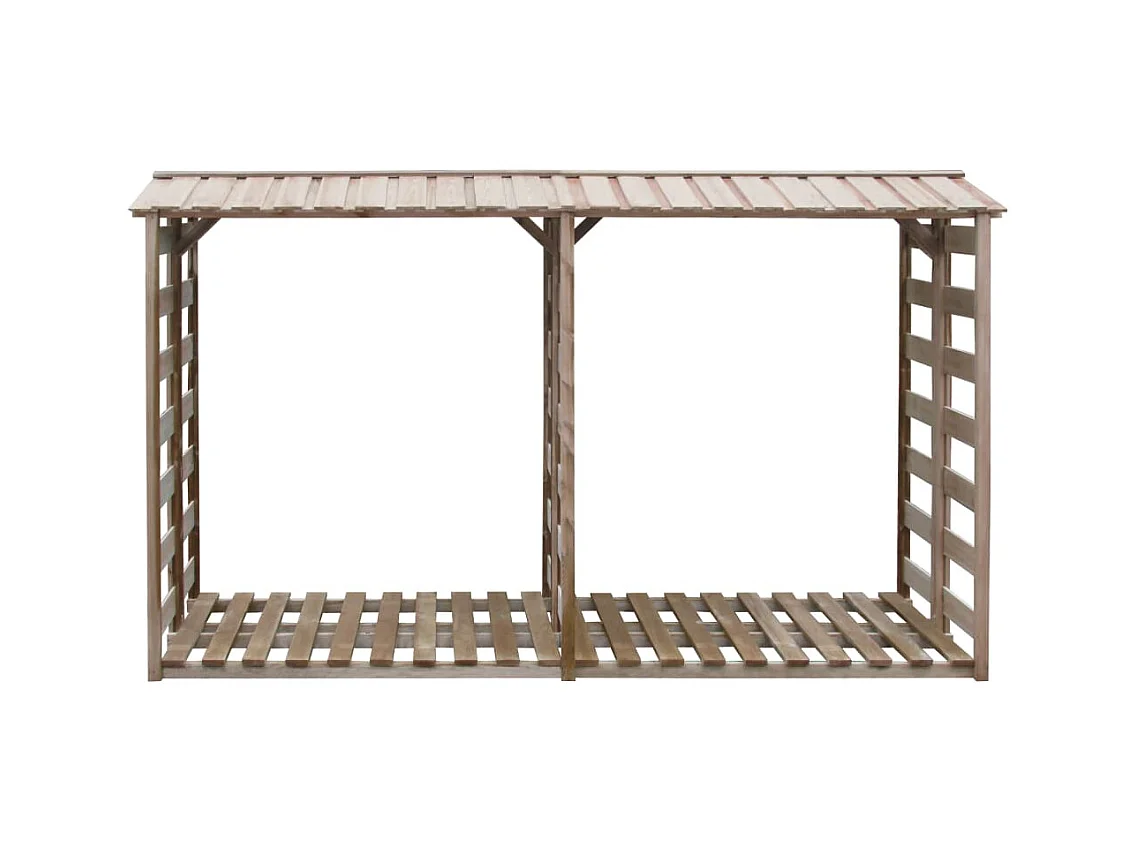 Novi  Abri de stockage du bois de chauffage 300x90x176cm Pin imprégné