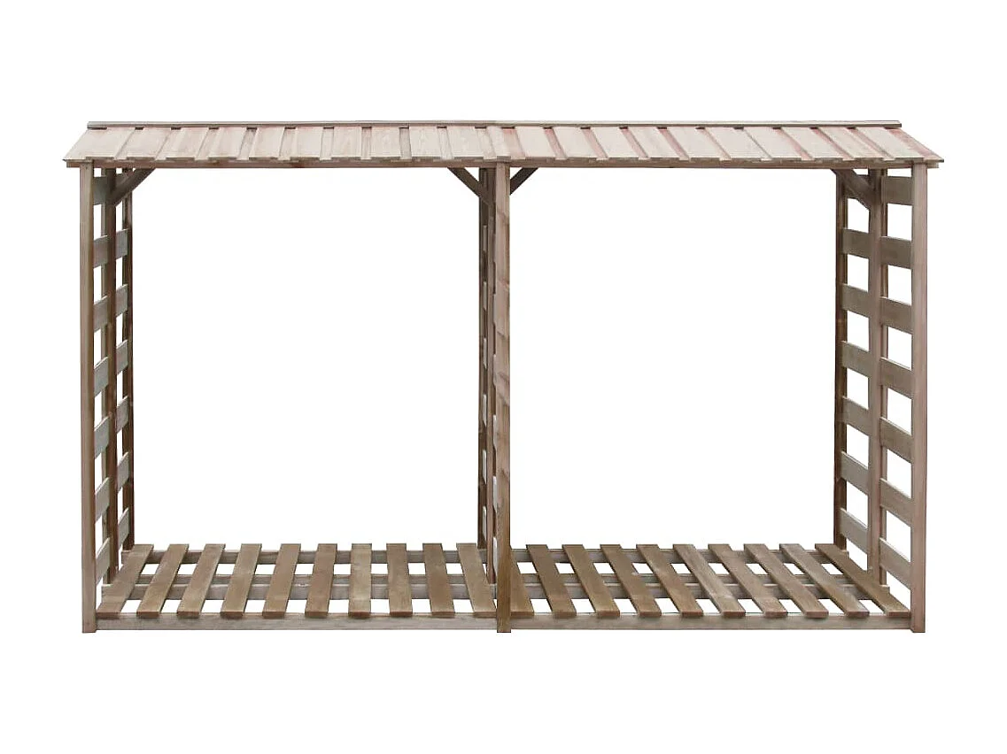 Novi  Deposito per Legname Capanno 300x90x176 cm in Pino Impregnato