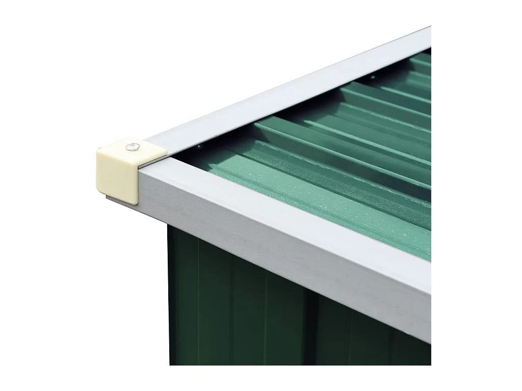 Aulnay-sous-Bois  Brennholzlager Verzinkter Stahl 330x84x152 cm Grün